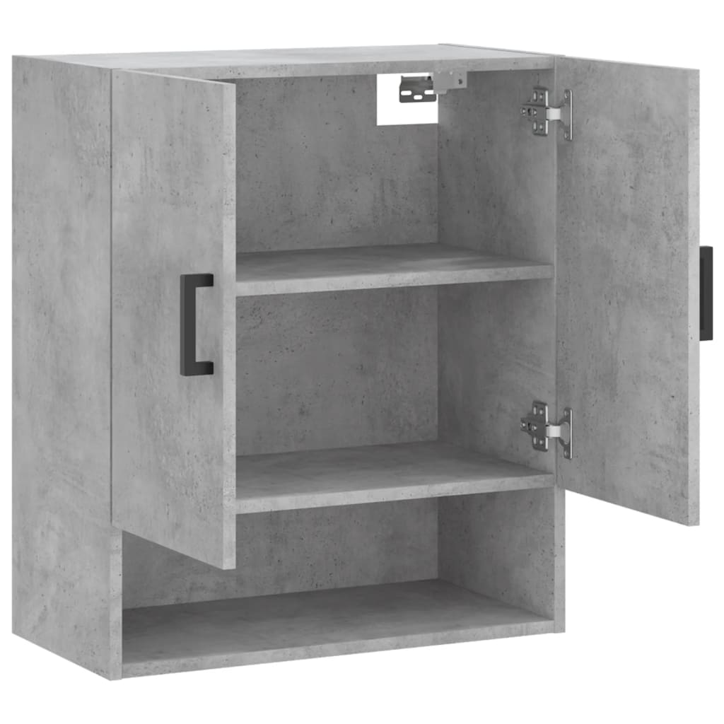 Wall cabinet, concrete grey, 60x31x70cm, engineered wood