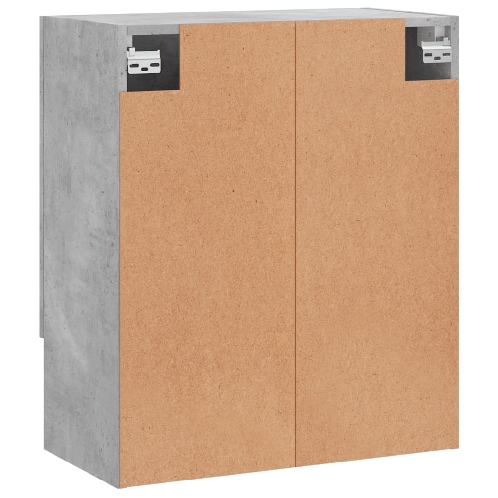 Wall cabinet, concrete grey, 60x31x70cm, engineered wood
