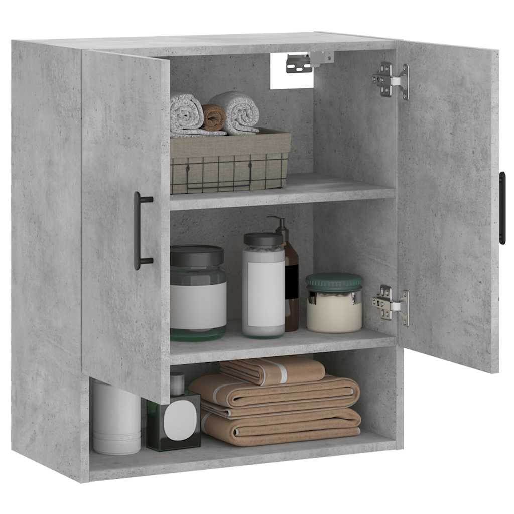 Wall cabinet, concrete grey, 60x31x70cm, engineered wood