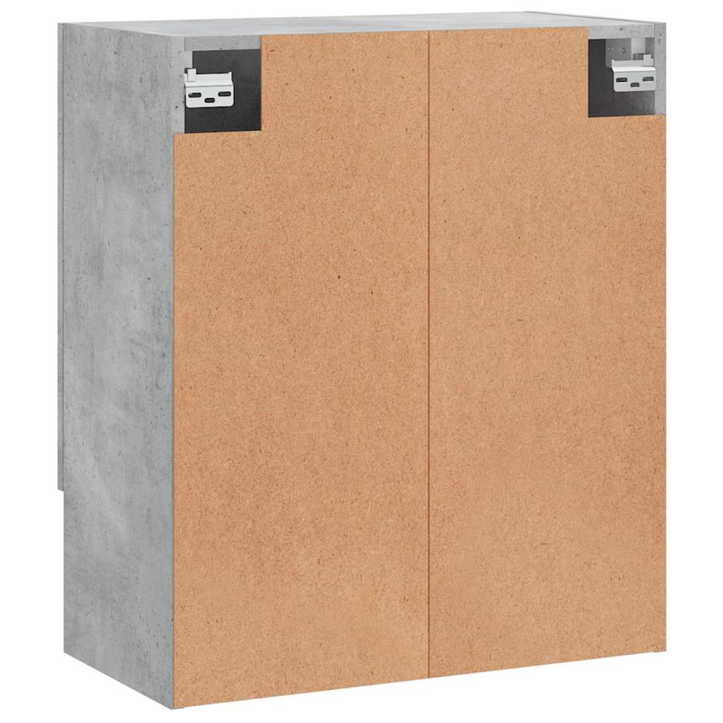 Wall cabinet, concrete grey, 60x31x70cm, engineered wood