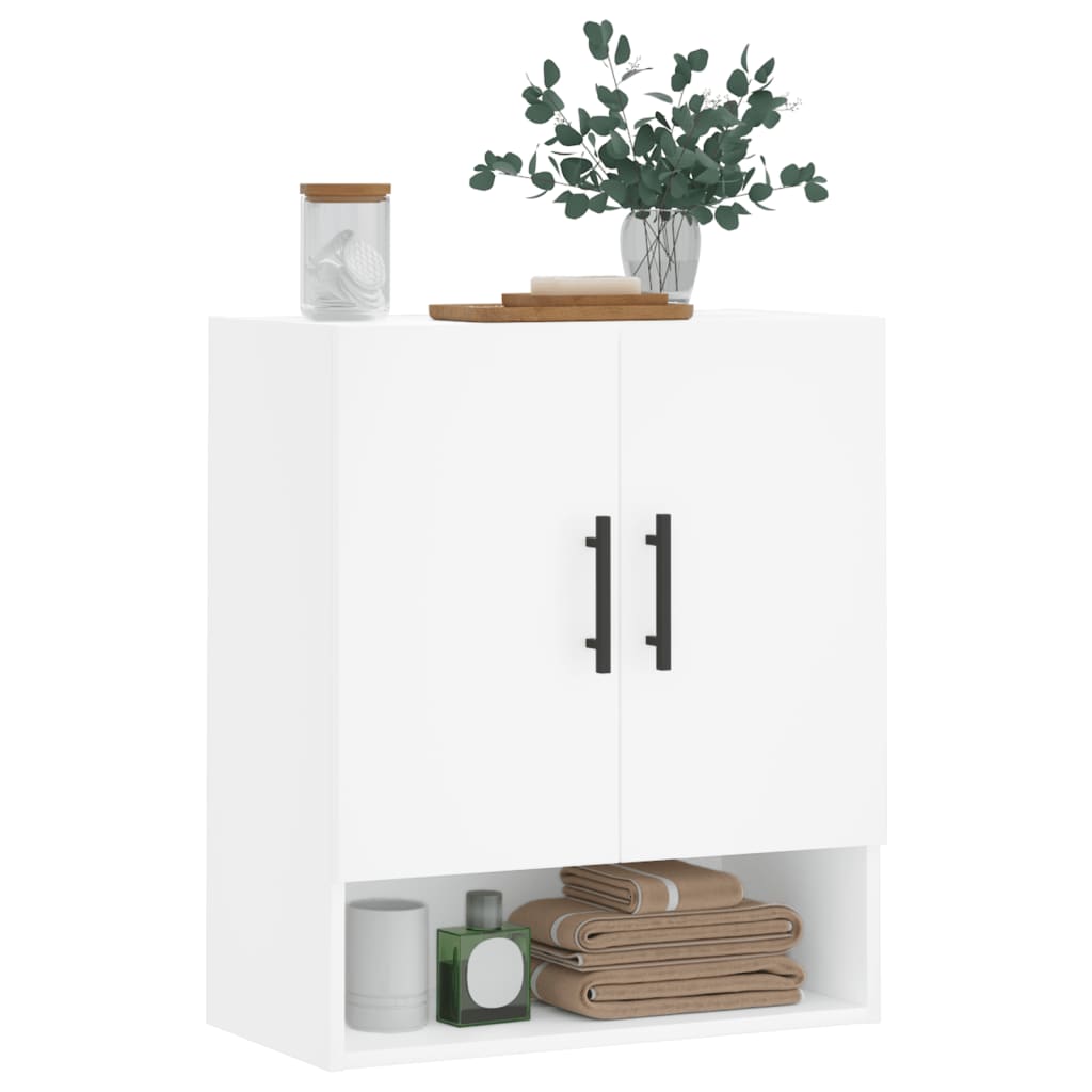 Wall cabinet, white, 60x31x70cm, engineered wood