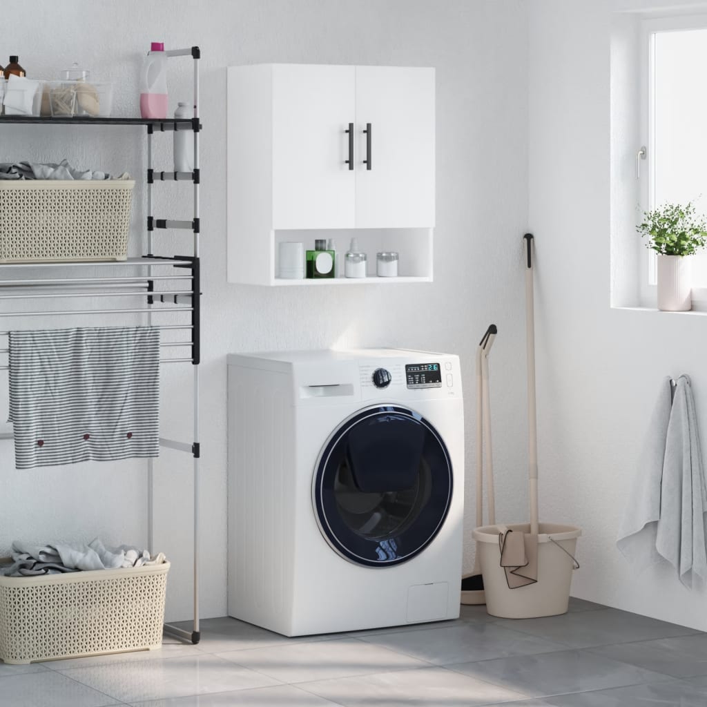 Wall cabinet, white, 60x31x70cm, engineered wood