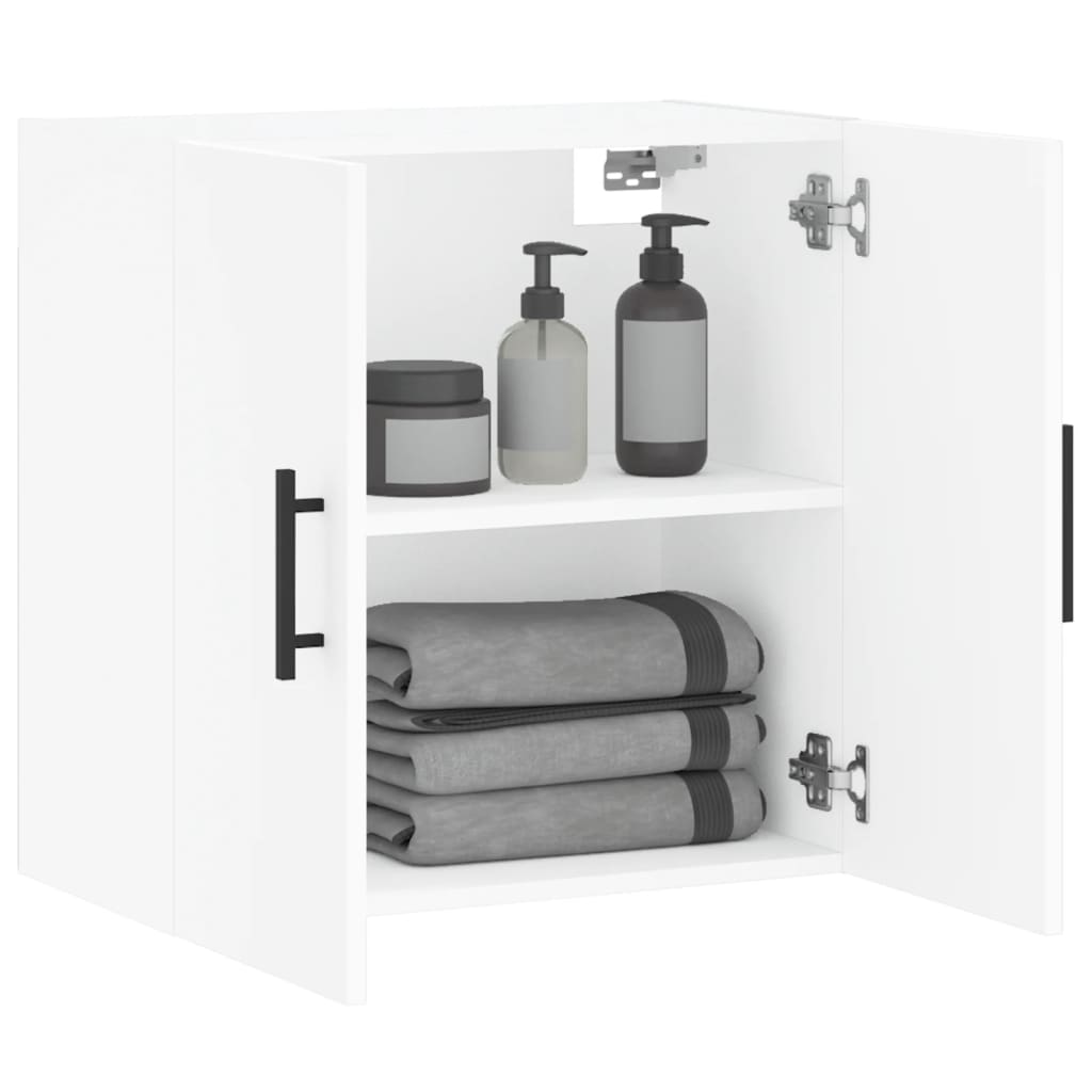 Wall cabinet, white, 60x31x60cm, engineered wood
