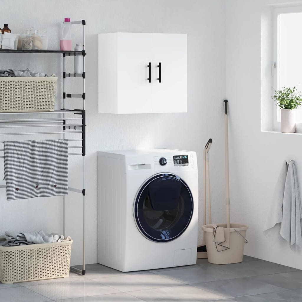 Wall cabinet, white, 60x31x60cm, engineered wood