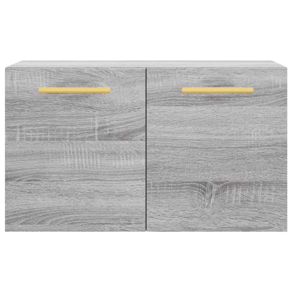 Wall cabinet, grey oak, 60x36.5x35cm, engineered wood