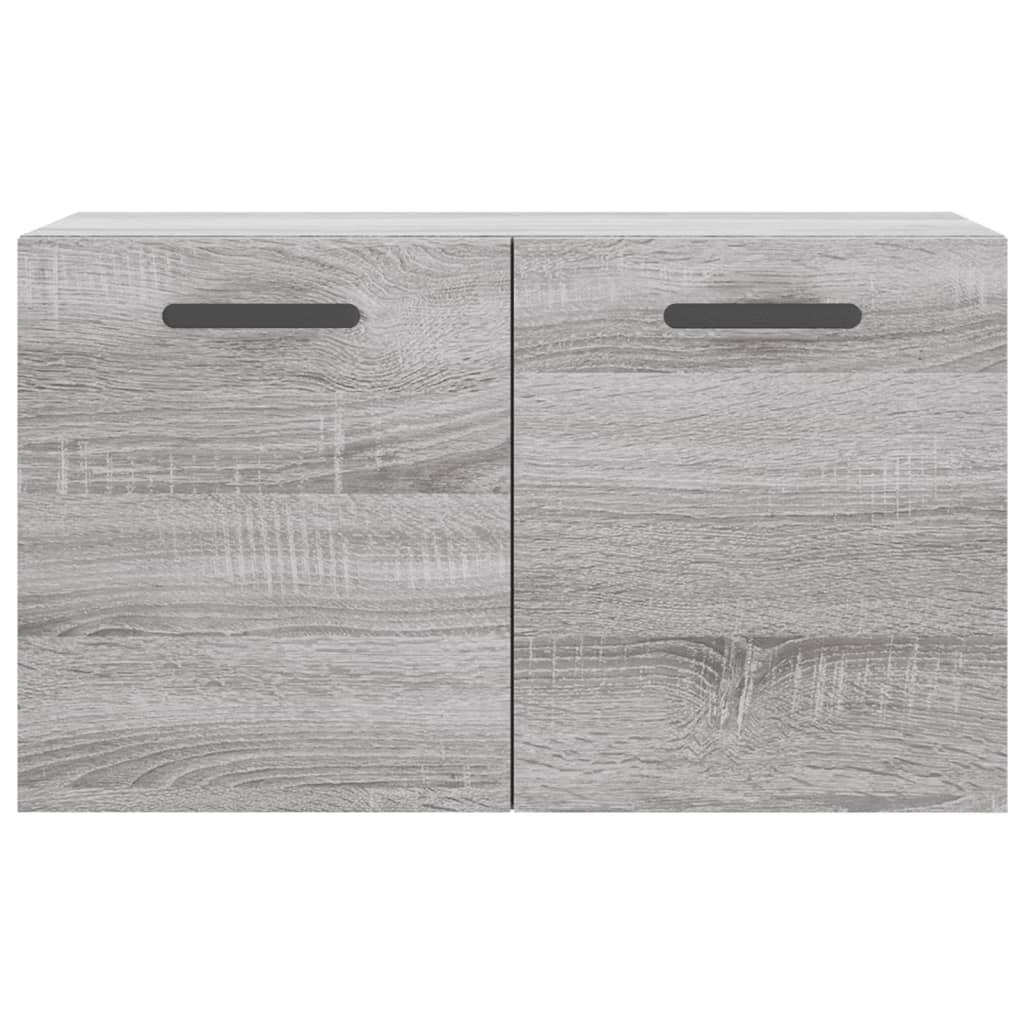 Wall cabinet, grey oak, 60x36.5x35cm, engineered wood