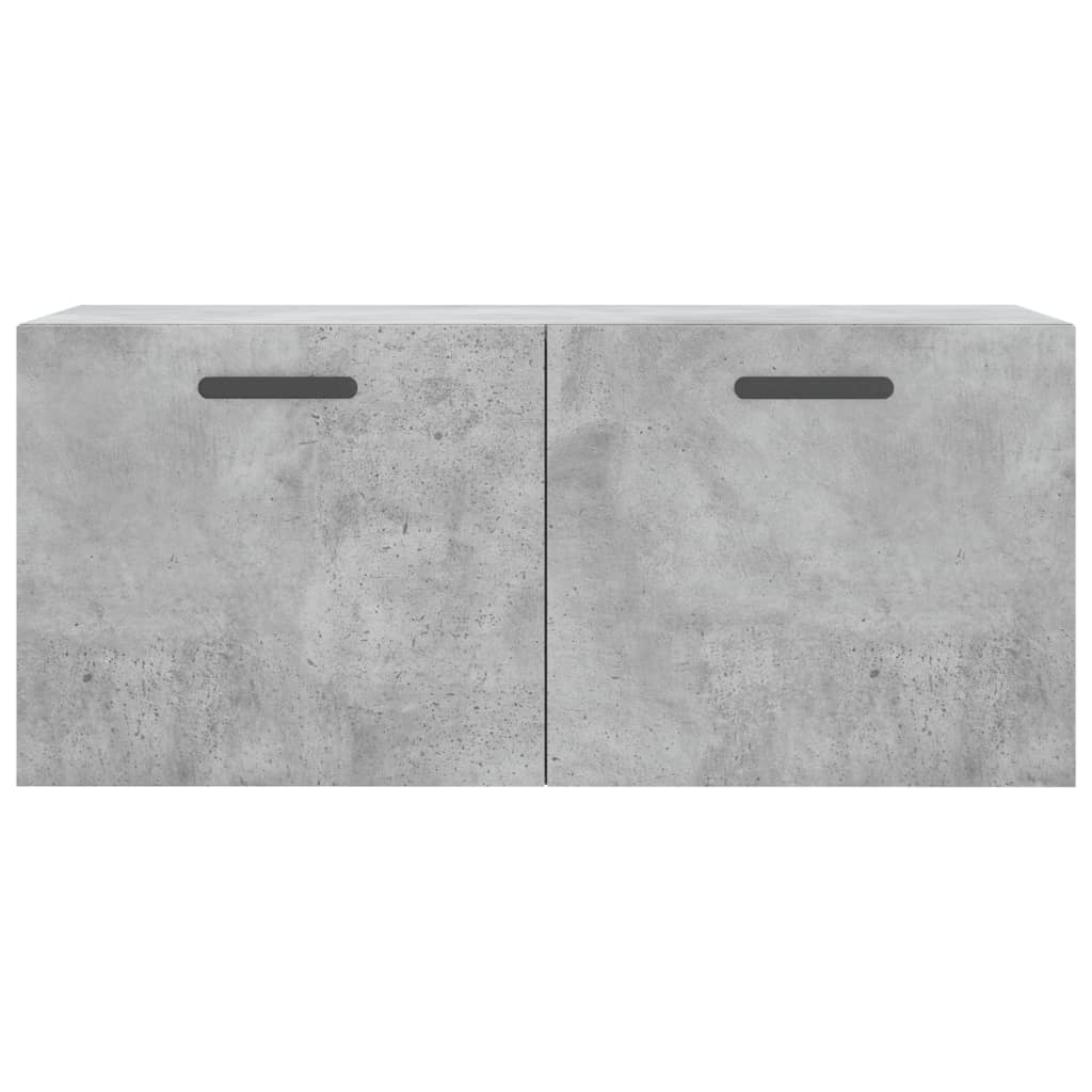 Wall cabinet, concrete grey, 80x36.5x35cm, engineered wood