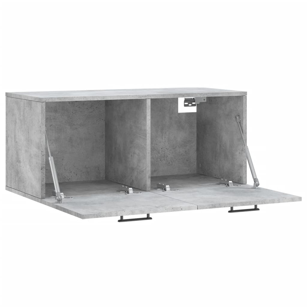 Wall cabinet, concrete grey, 80x36.5x35cm, engineered wood