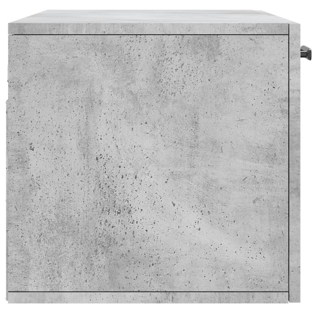 Wall cabinet, concrete grey, 80x36.5x35cm, engineered wood