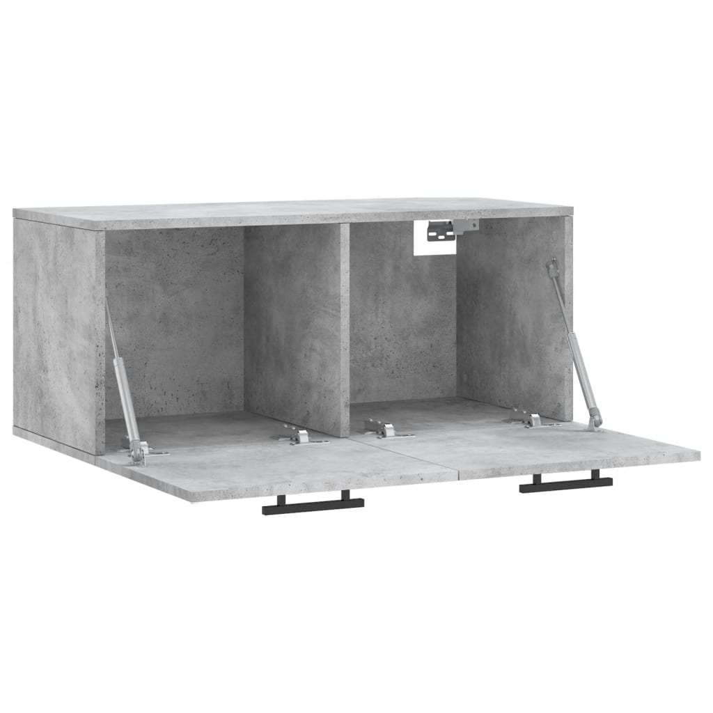 Wall cabinet, concrete grey, 80x36.5x35cm, engineered wood