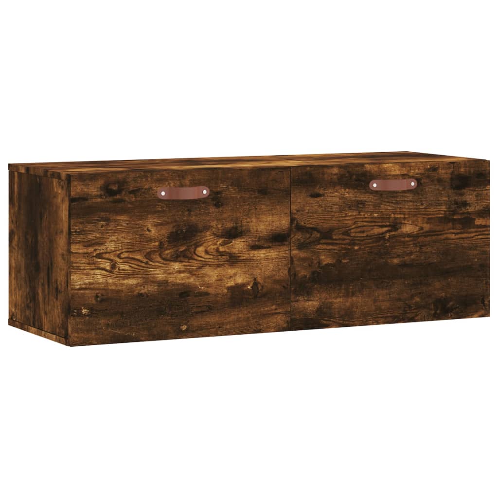 Sieninė spintelė, dūminio ąžuolo, 100x36,5x35cm, mediena