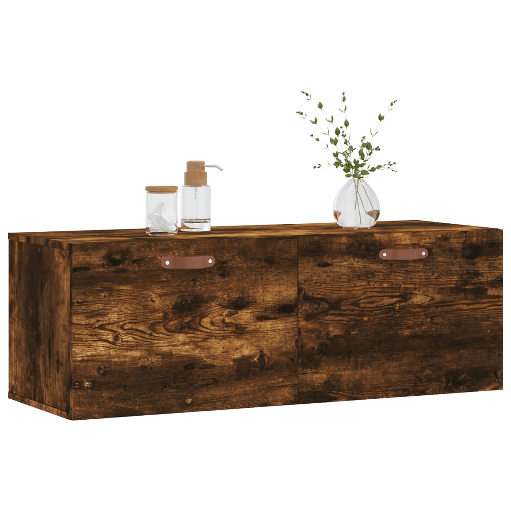 Sieninė spintelė, dūminio ąžuolo, 100x36,5x35cm, mediena