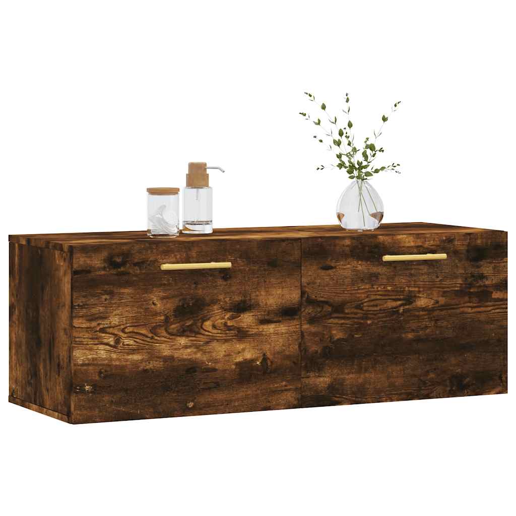 Wall cabinet, smoky oak, 100x36.5x35cm, wood
