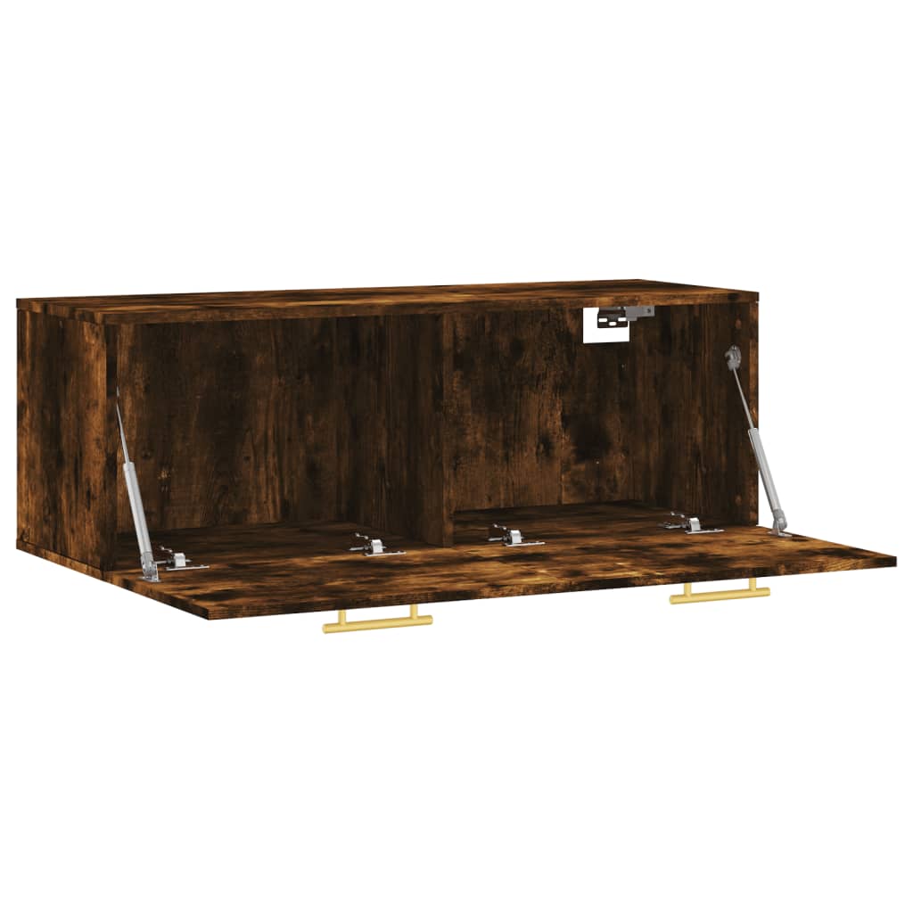 Wall cabinet, smoky oak, 100x36.5x35cm, wood