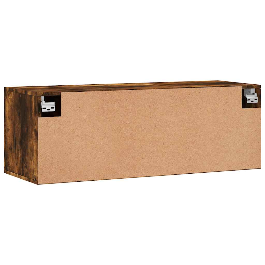Wall cabinet, smoky oak, 100x36.5x35cm, wood