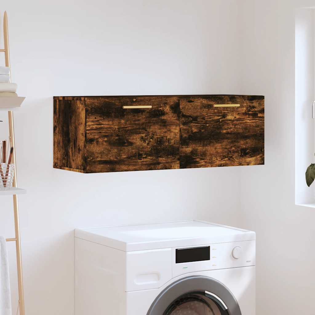 Wall cabinet, smoky oak, 100x36.5x35cm, wood