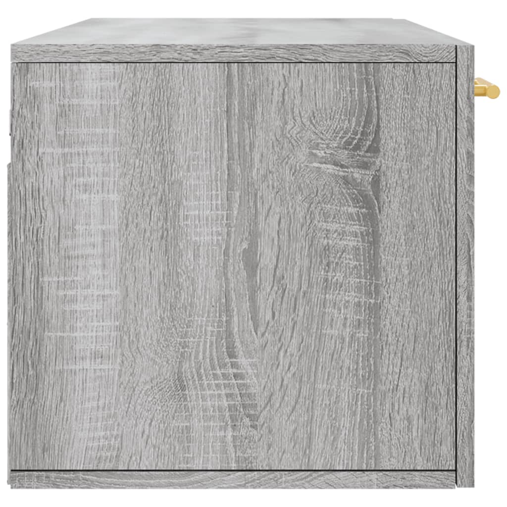 Sieninė spintelė, pilka ąžuolo, 100x36,5x35cm, apdirbta mediena
