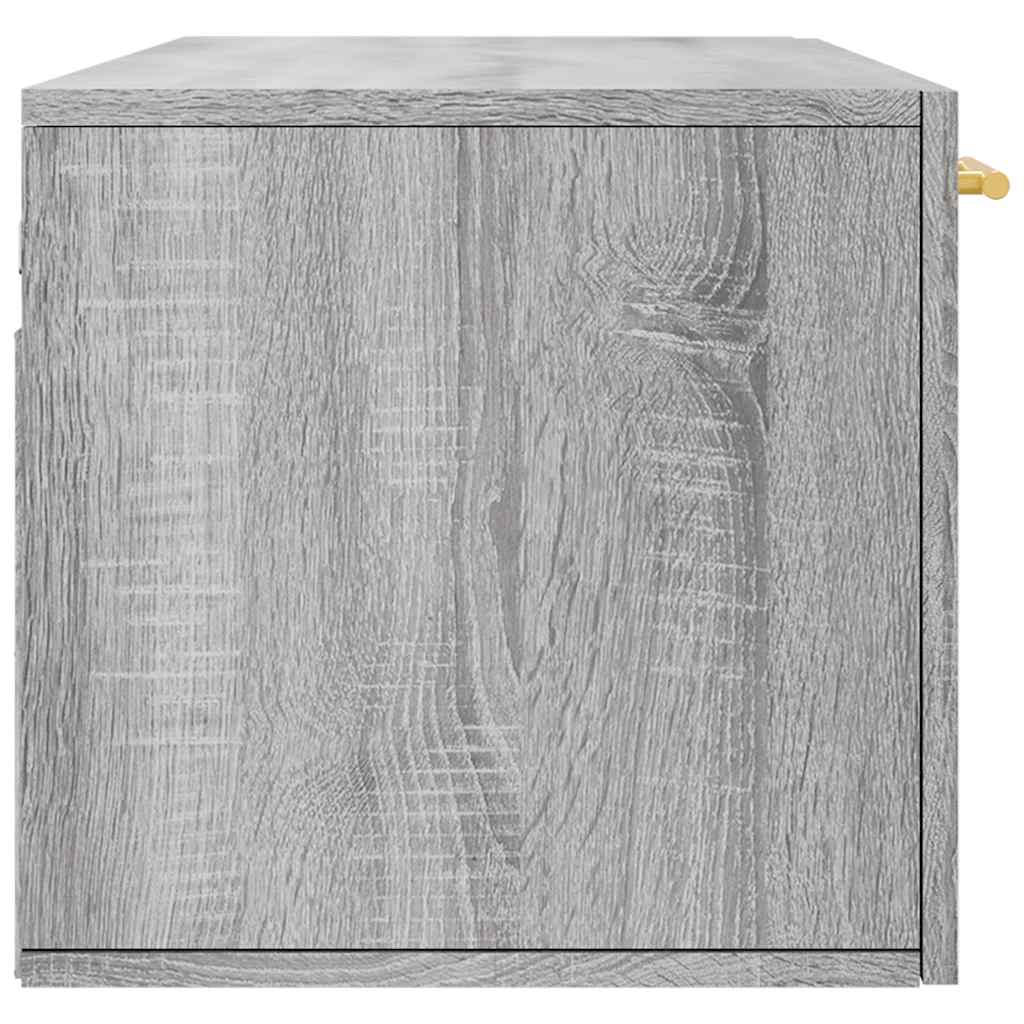 Sienas skapītis, ozolkoka pelēks, 100x36,5x35cm, apstrādāta koksne