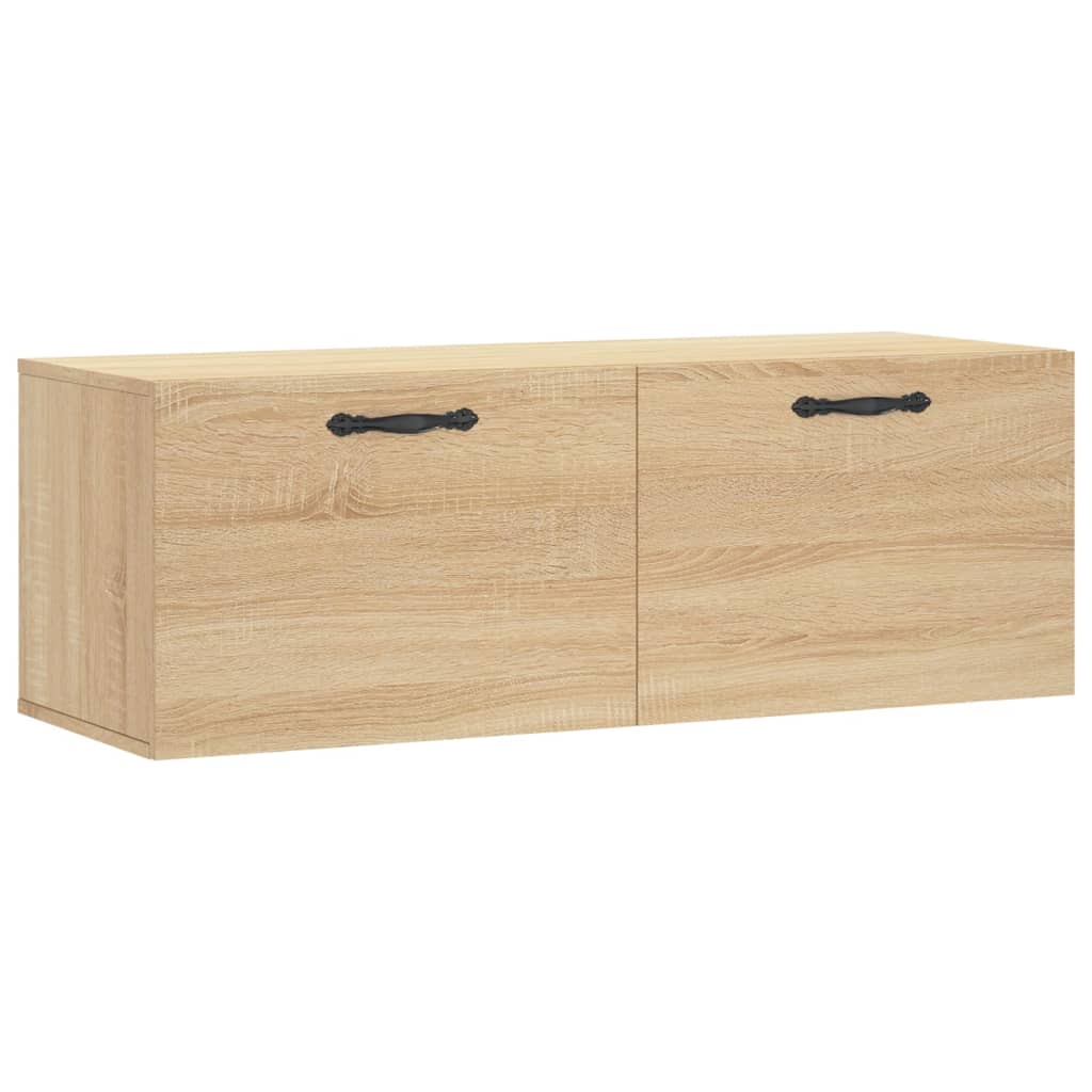Sieninė spintelė, ąžuolo, 100x36,5x35cm, apdirbta mediena