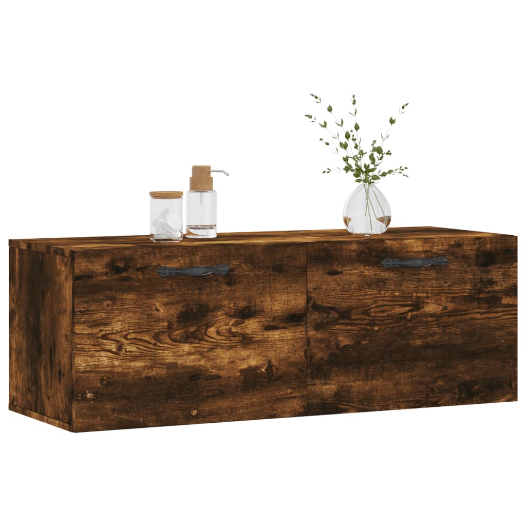Sieninė spintelė, dūminio ąžuolo, 100x36,5x35cm, mediena