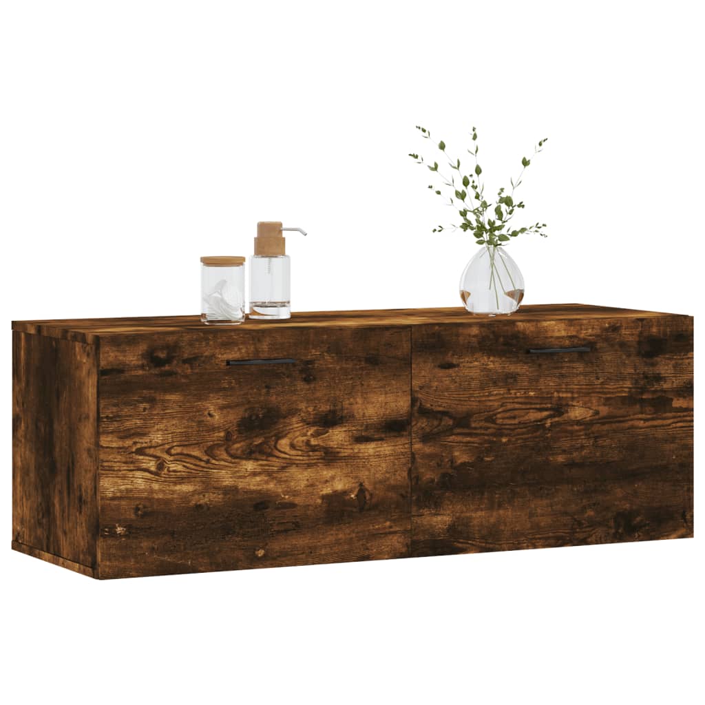 Sieninė spintelė, dūminio ąžuolo, 100x36,5x35cm, mediena