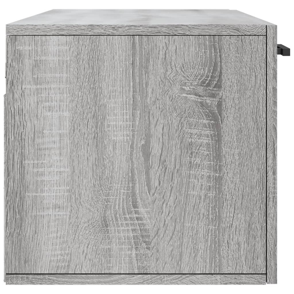 Sieninė spintelė, pilka ąžuolo, 100x36,5x35cm, apdirbta mediena