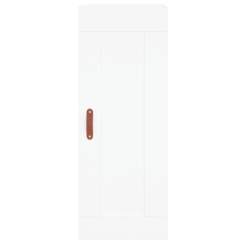 Wall cabinet, white, 34.5x34x90cm, engineered wood