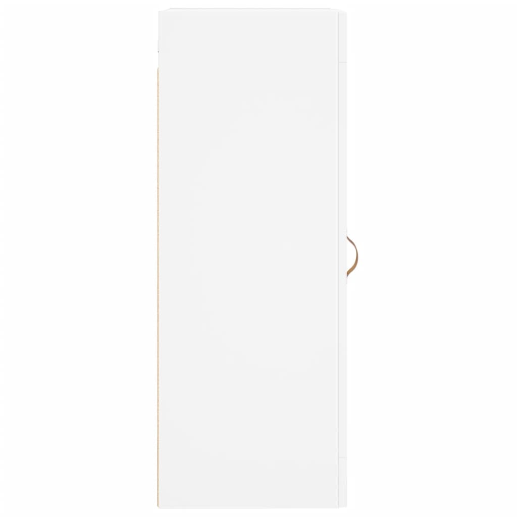 Wall cabinet, white, 34.5x34x90cm, engineered wood