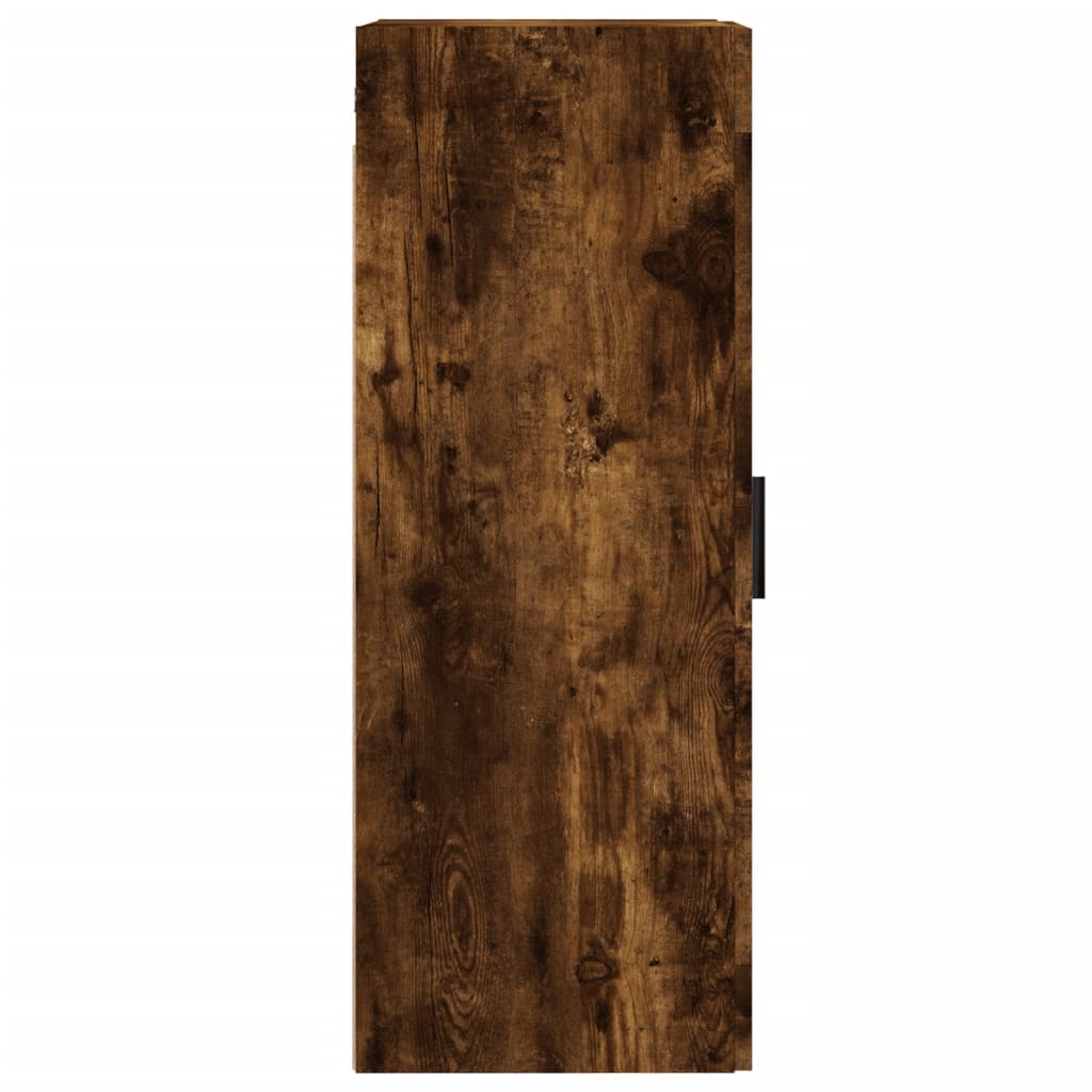 Wall cabinet, smoked oak, 34.5x34x90cm, wood