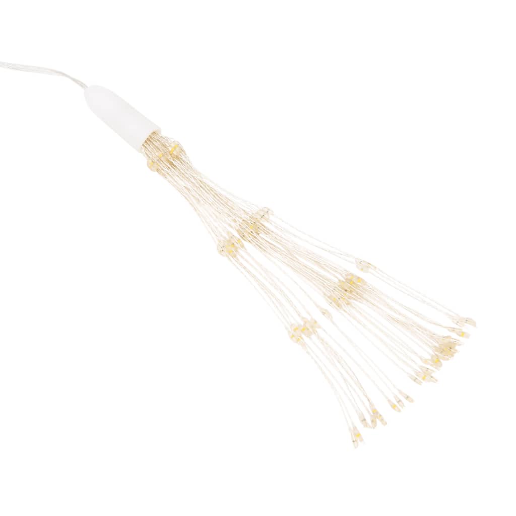 Kalėdiniai šviestuvai fejerverkai LIGHTS, 2vnt., 140 mėlynų LED, 17cm