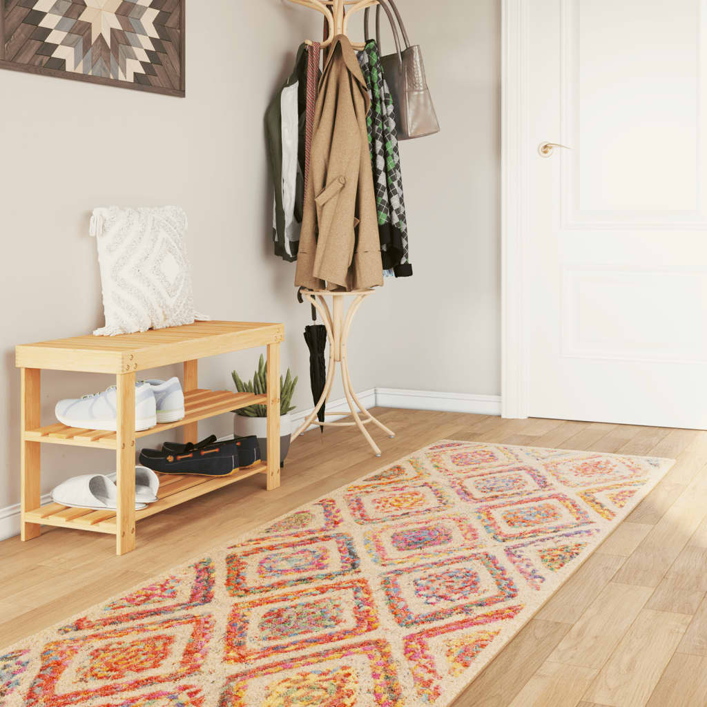 Rug, colored, 80x300 cm, non-slip, washable