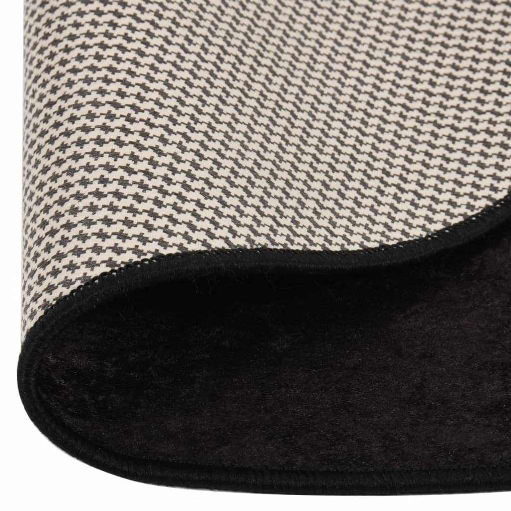 Carpet, anthracite, 200 cm, non-slip, washable