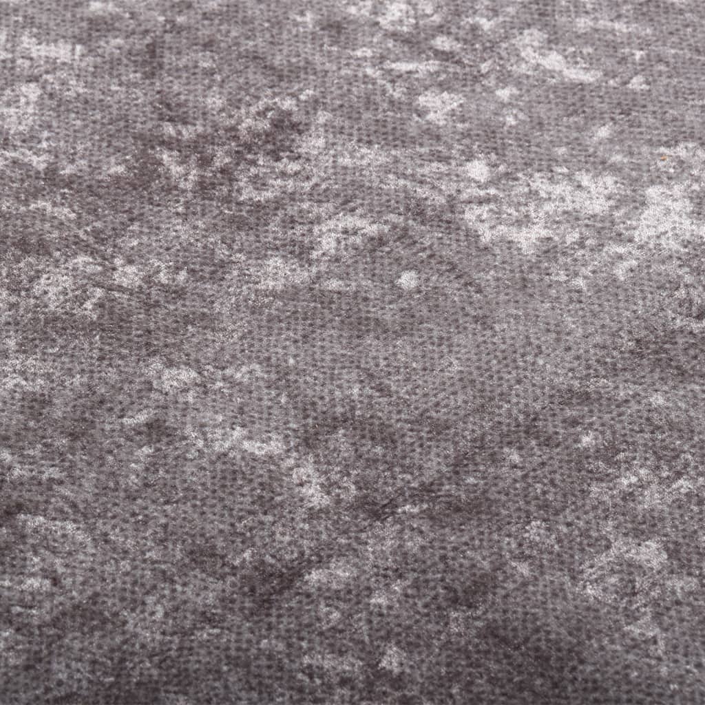 Rug, grey, 400x300 cm, non-slip, washable