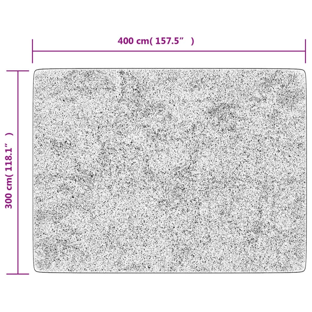 Carpet, colorful, 400x300cm, non-slip, washable