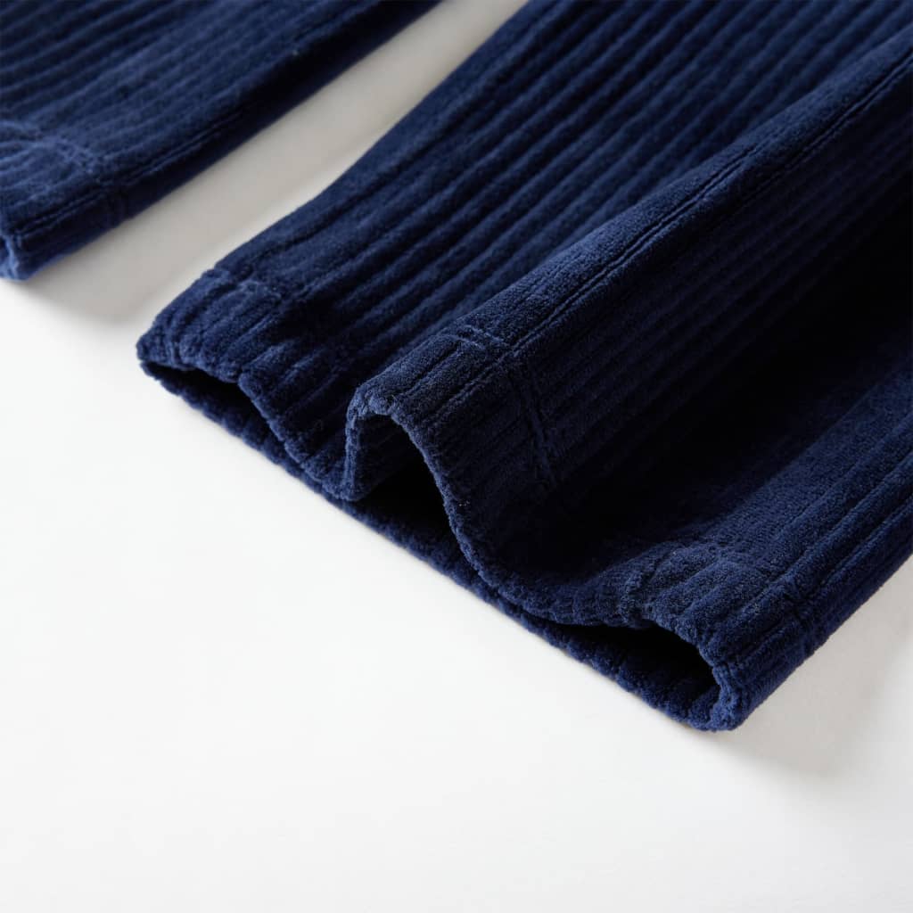 Vaikiškos kelnės, tamsiai mėlynos spalvos, velvetas, 104 dydžio