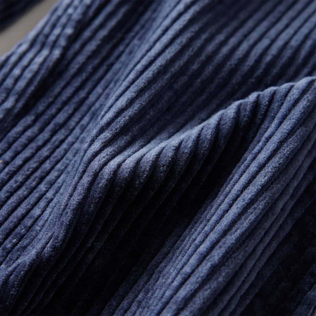 Vaikiškos kelnės, tamsiai mėlynos spalvos, velvetas, 128 dydžio