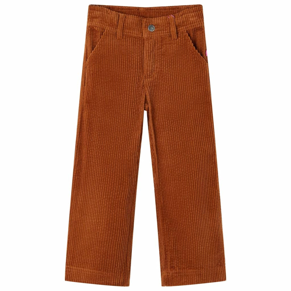 Vaikiškos kelnės, smėlio spalvos, velvetas, 104 dydžio