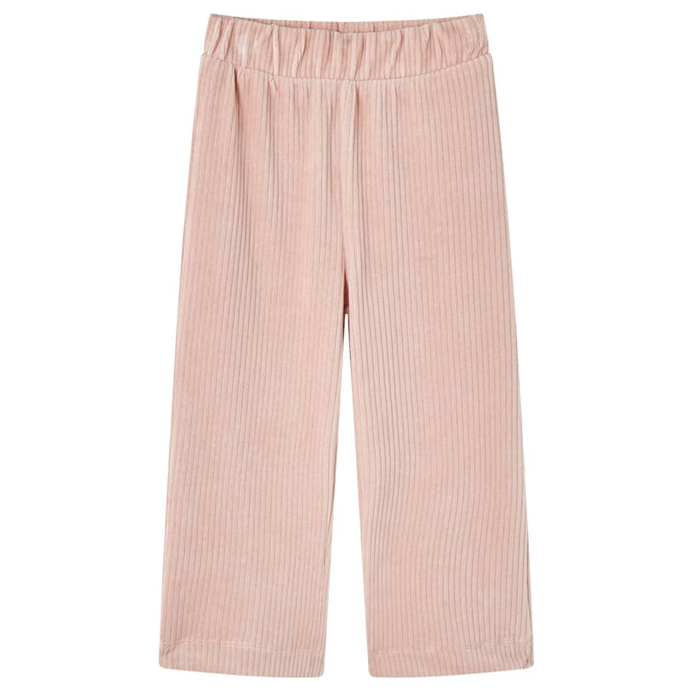Vaikiškos kelnės, šviesiai rožinės spalvos, velvetas, 140 dydžio