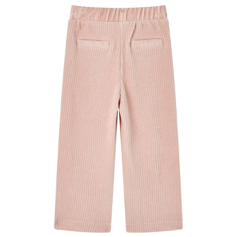 Vaikiškos kelnės, šviesiai rožinės spalvos, velvetas, 140 dydžio