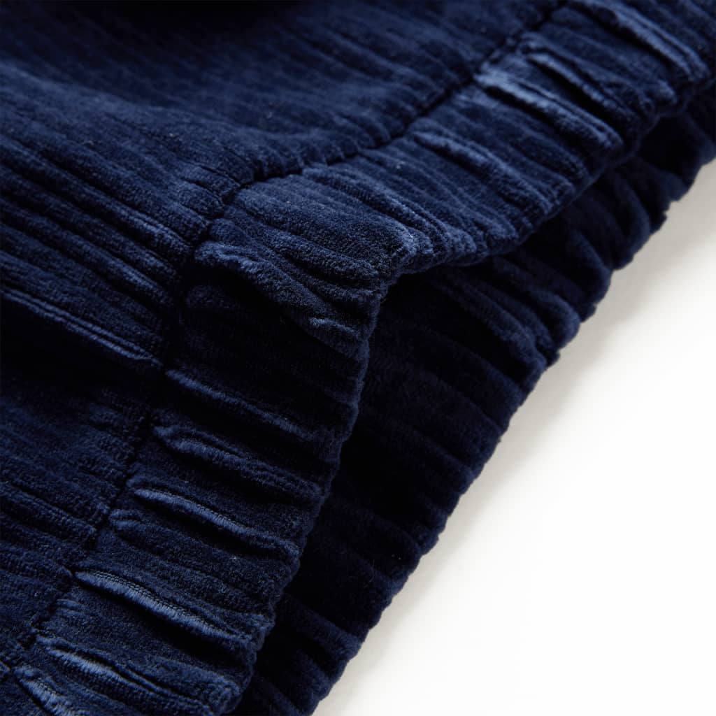 Vaikiškos kelnės, tamsiai mėlynos spalvos, velvetas, 104 dydžio