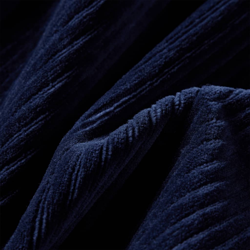 Vaikiškos kelnės, tamsiai mėlynos spalvos, velvetas, 140 dydžio