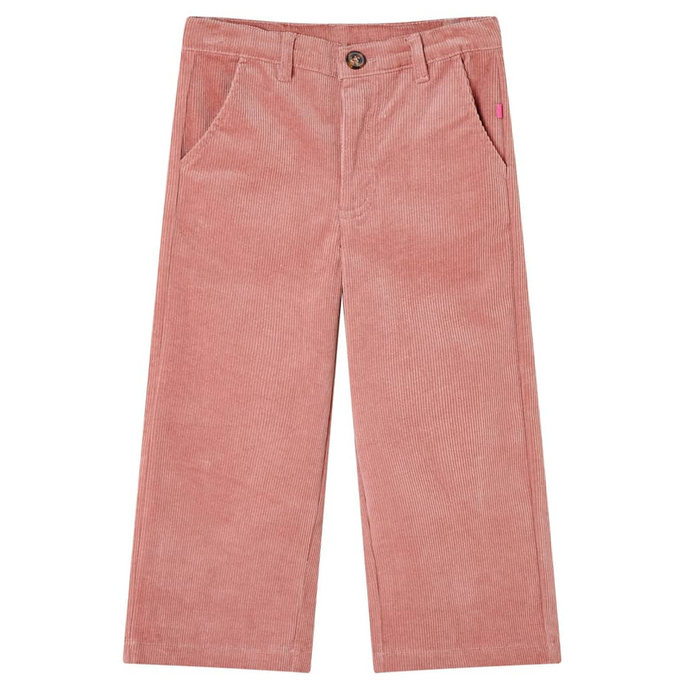 Vaikiškos kelnės, sendintos rožinės spalvos, velvetas, 104 dydžio