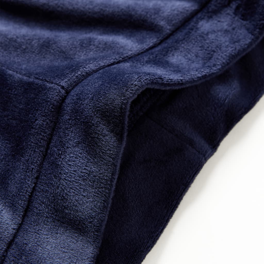 Vaikiškos kelnės, tamsiai mėlynos spalvos, velvetas, 128 dydžio