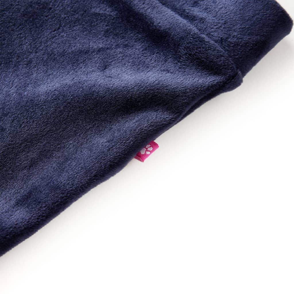Vaikiškos kelnės, tamsiai mėlynos spalvos, velvetas, 140 dydžio