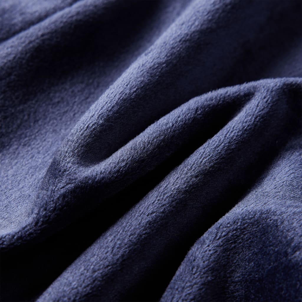 Vaikiškos kelnės, tamsiai mėlynos spalvos, velvetas, 140 dydžio