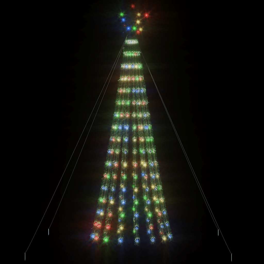 LED Ziemassvētku eglīte AURORA GROVE, 275 LED krāsainas 180 cm.