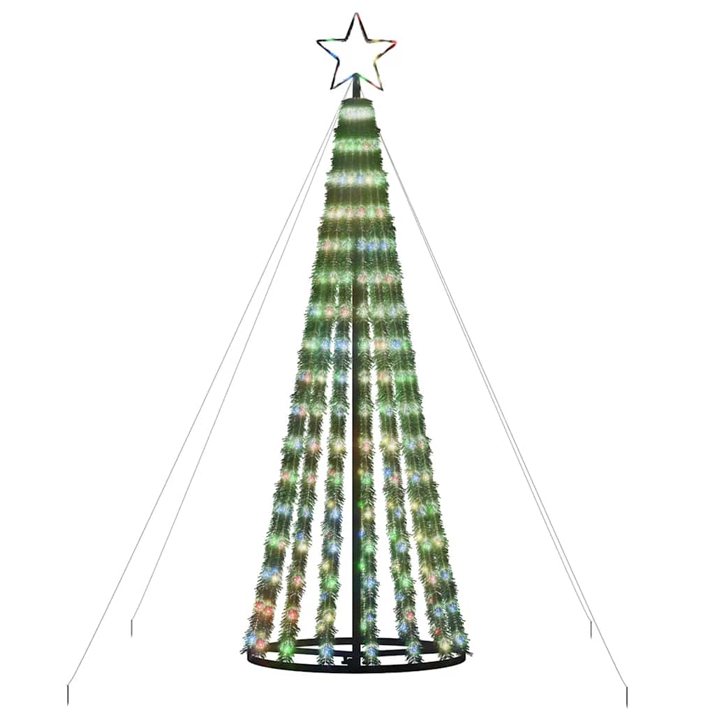 LED Ziemassvētku eglīte AURORA GROVE, 275 LED krāsainas 180 cm.