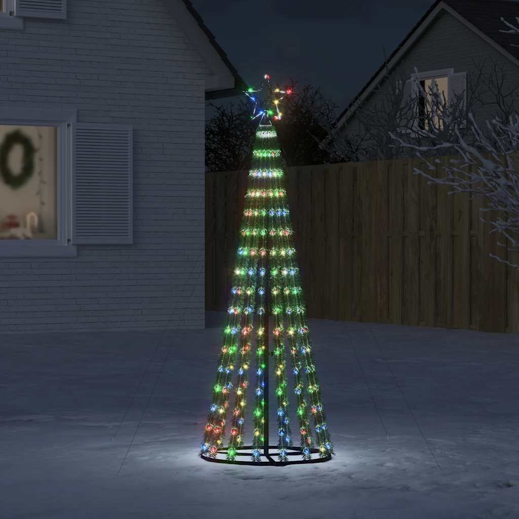 LED Ziemassvētku eglīte AURORA GROVE, 275 LED krāsainas 180 cm.