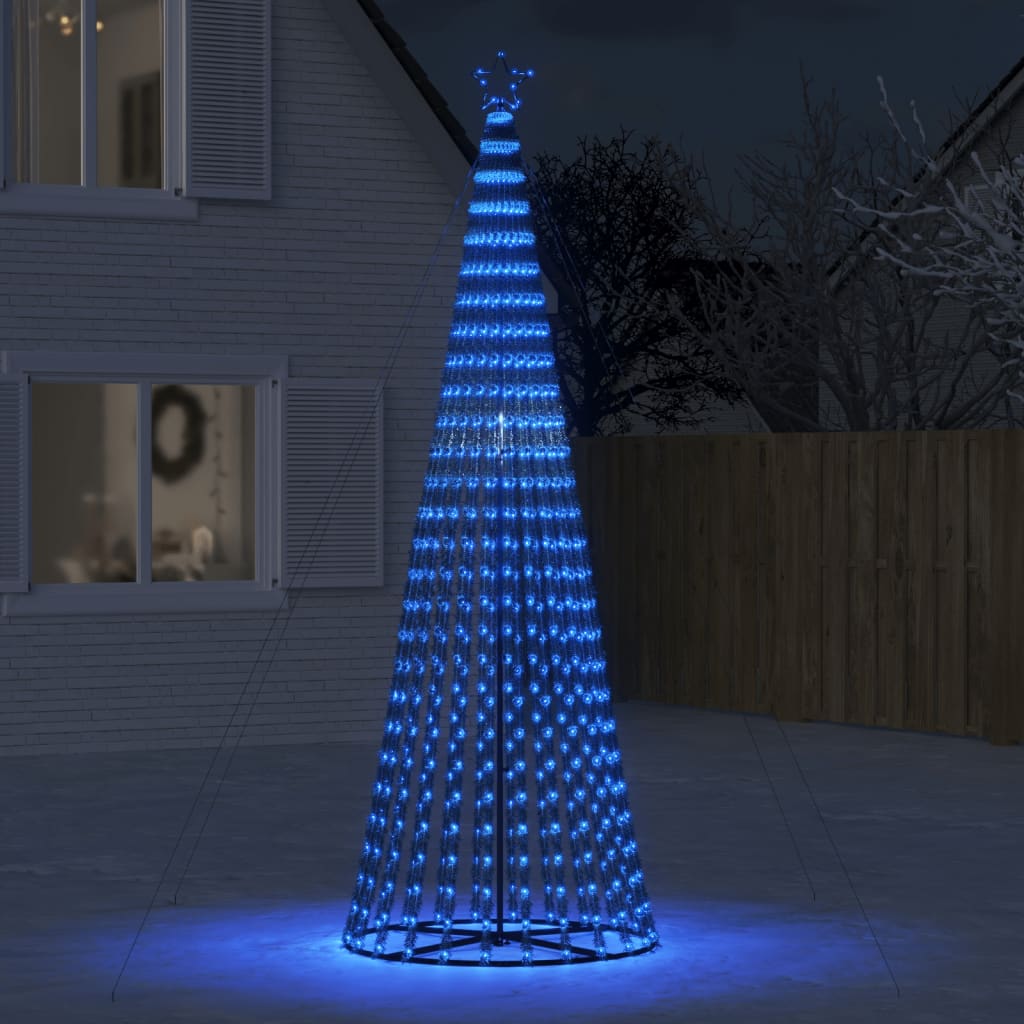 LED Christmas tree 688 LED Blue 300 cm