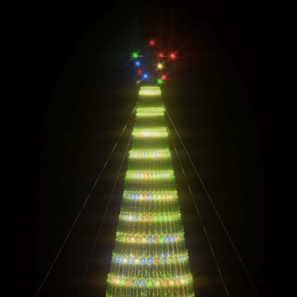LED Ziemassvētku eglīte 1544 LED Krāsaina 500 cm
